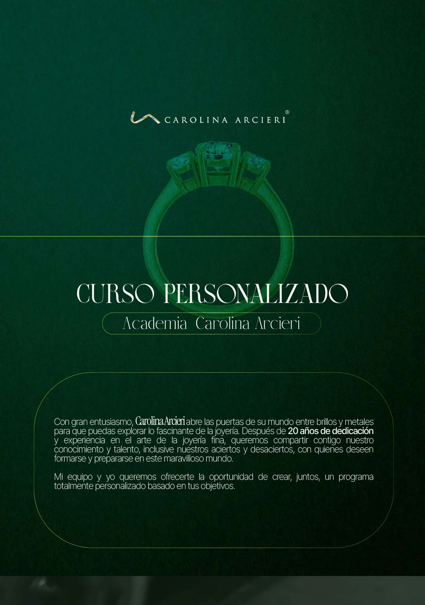 Curso especializado en Joyería con CA